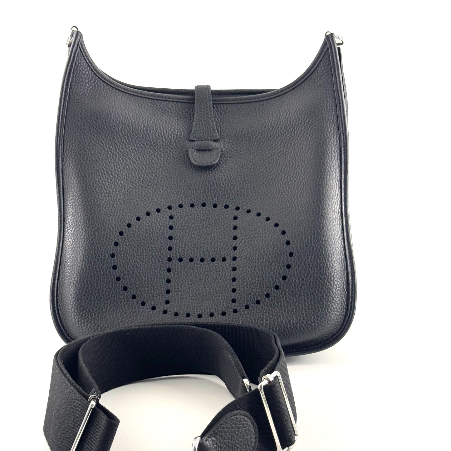 Hermès - Evelyne - Leather - Black - (medium)
