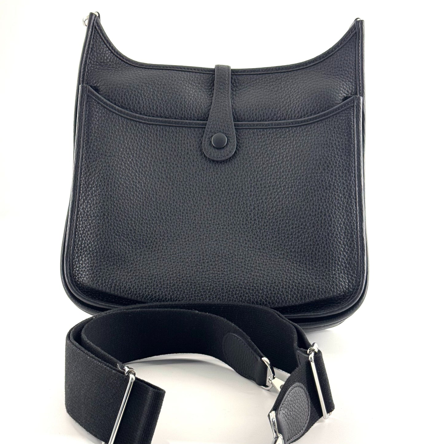 Hermès - Evelyne - Leather - Black - (medium)