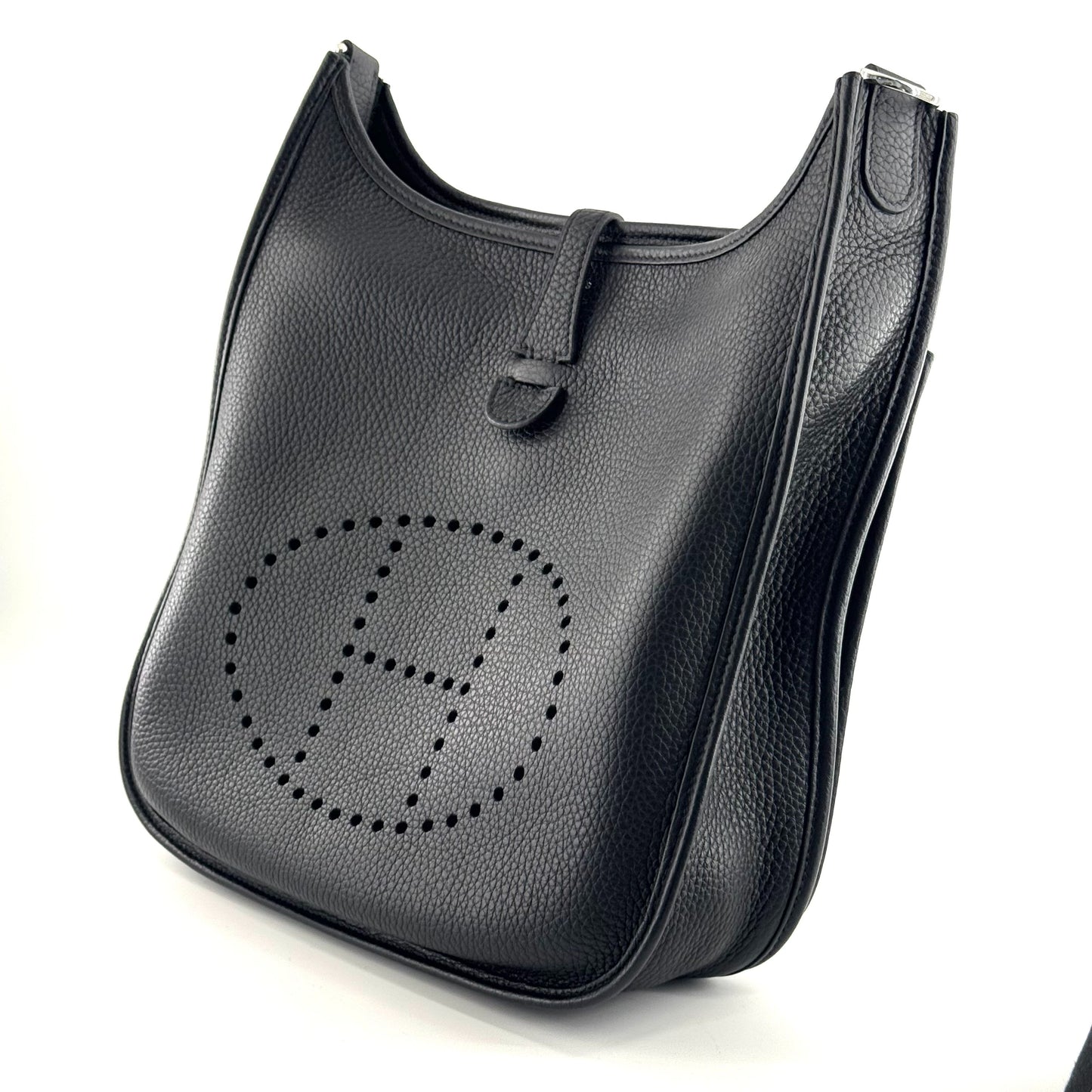 Hermès - Evelyne - Leather - Black - (medium)