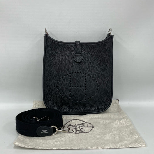 Hermes - Evelyne - Leather - Black - (mini)