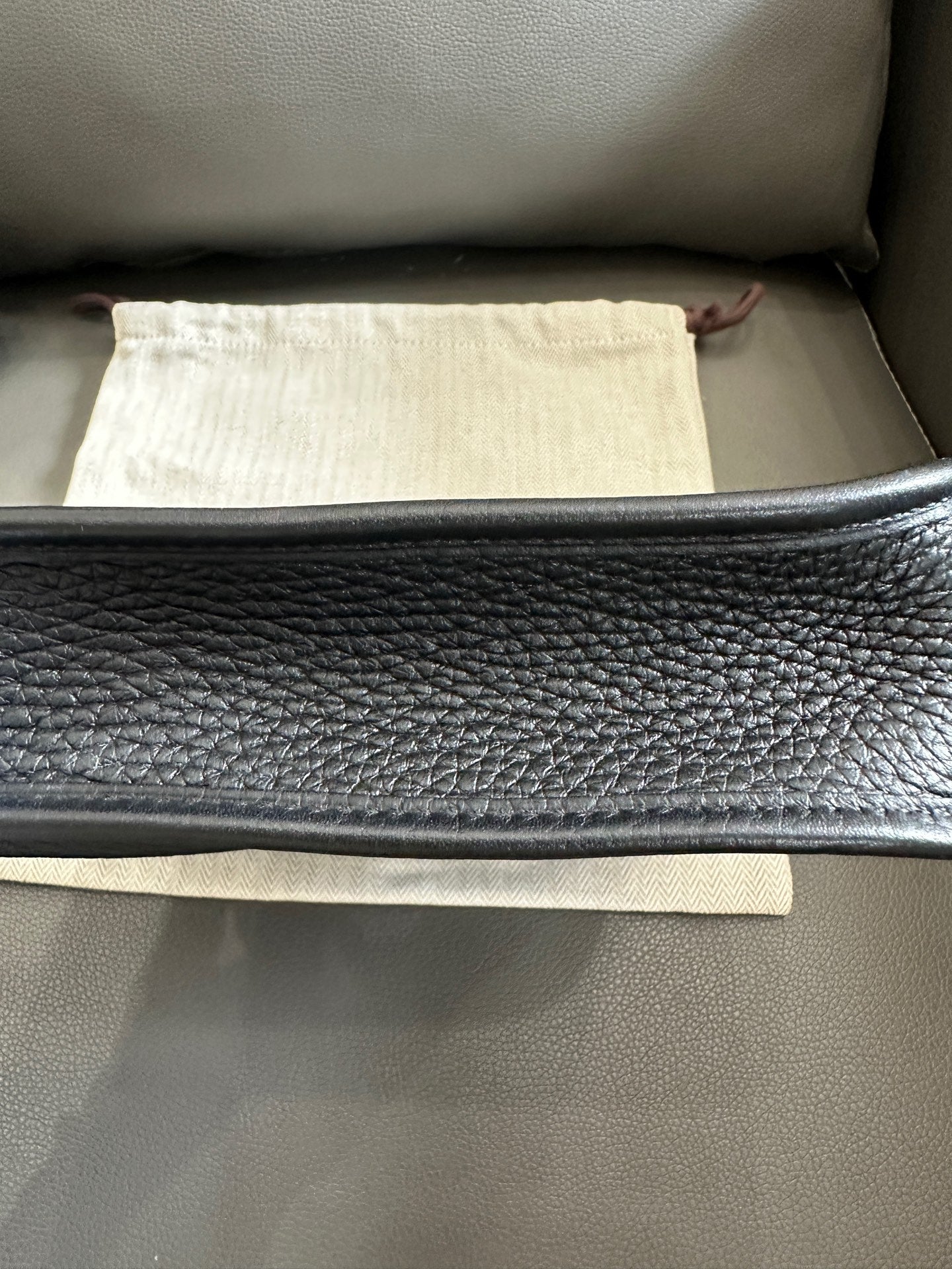Hermès - Evelyne - Leather - Black - (mini)