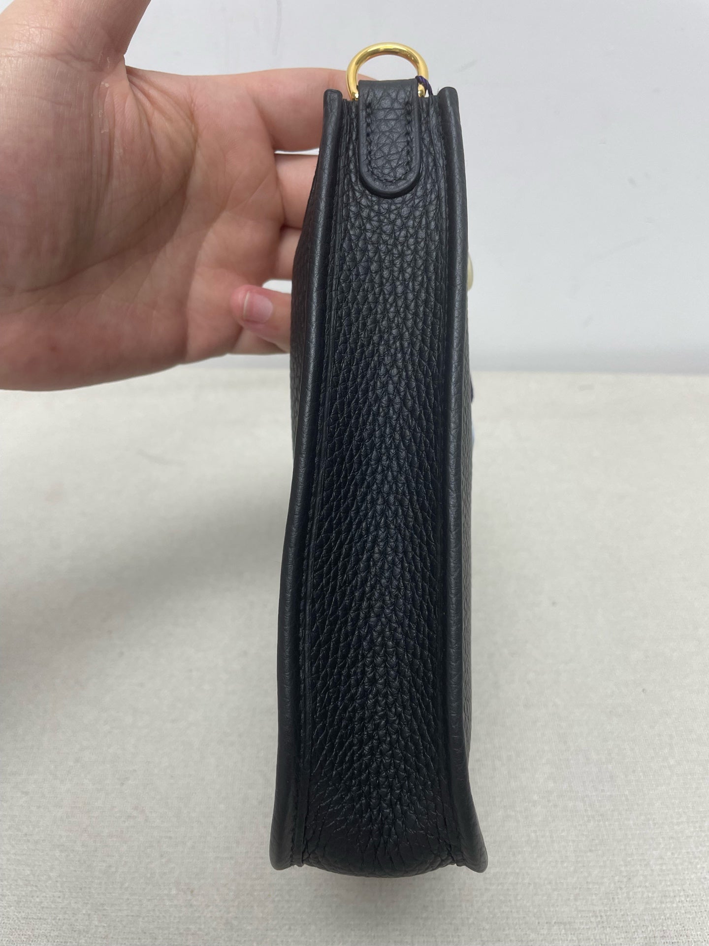 Hermès - Evelyne - Leather - Black - (mini)