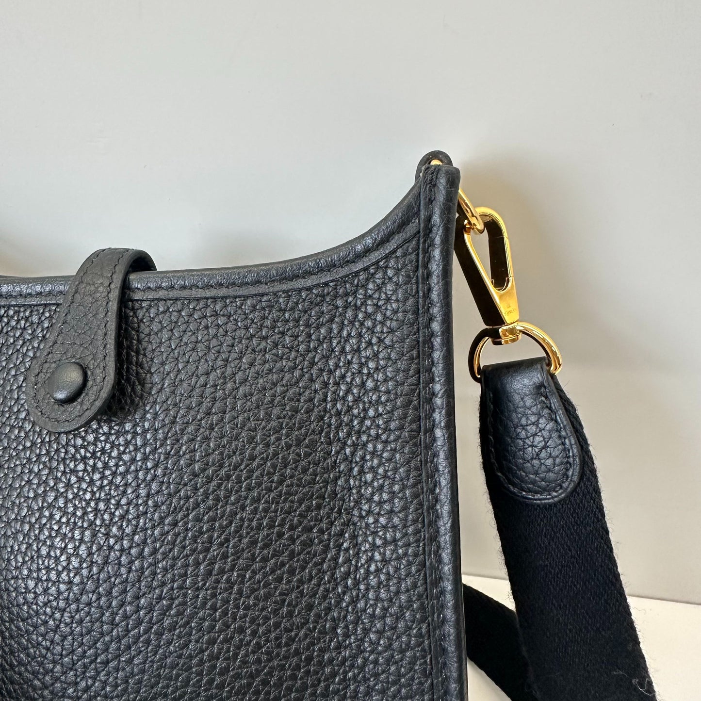 Hermès - Evelyne - Leather - Black - (mini)