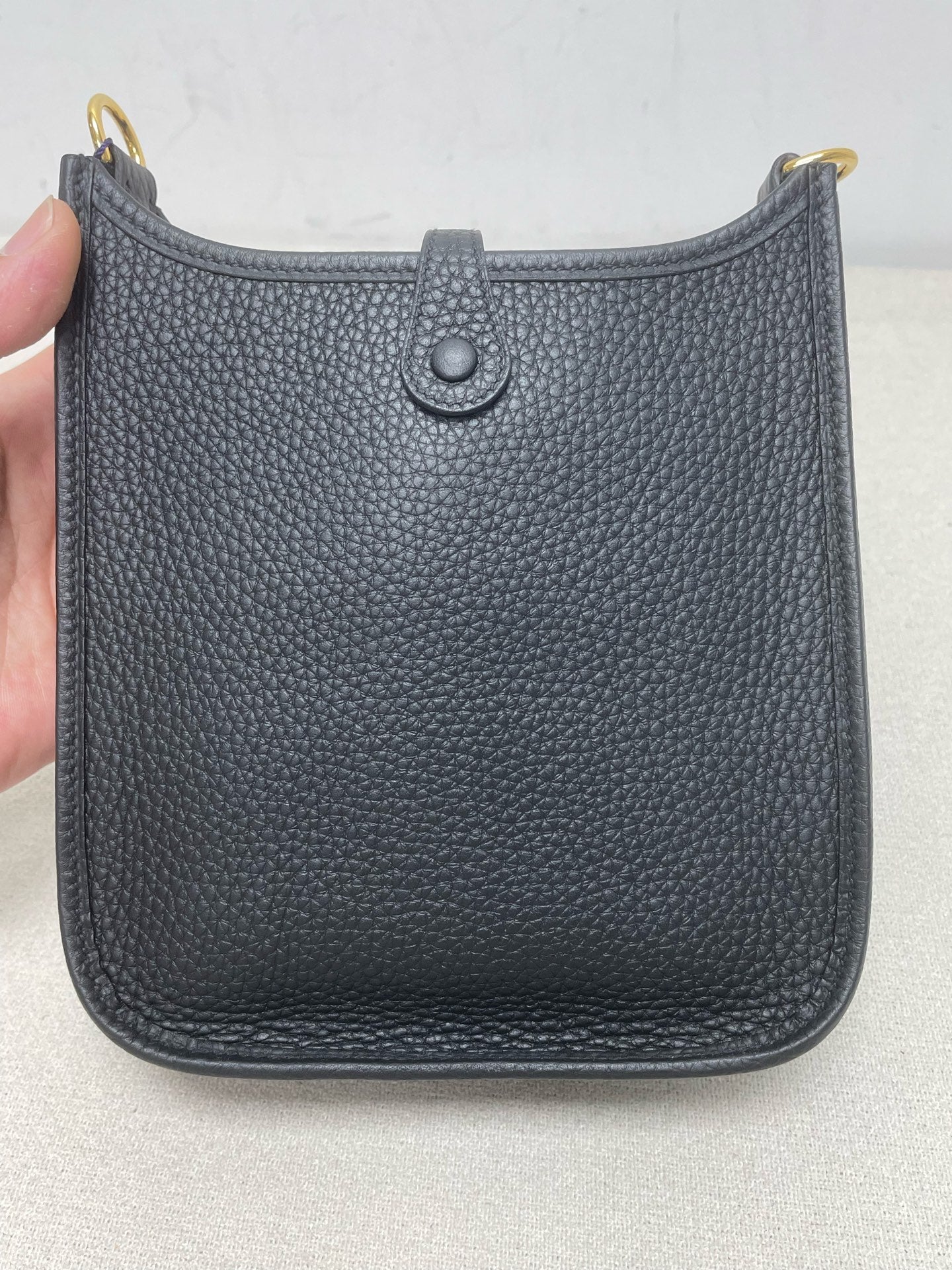 Hermès - Evelyne - Leather - Black - (mini)