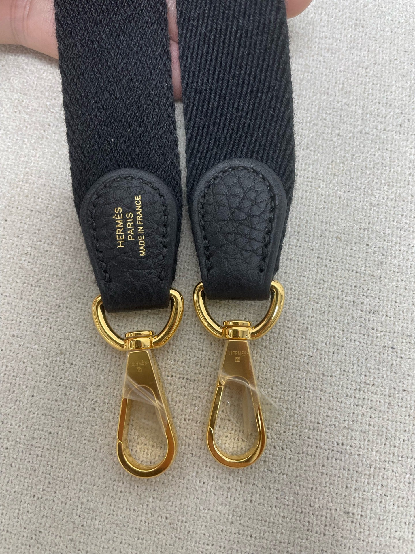 Hermès - Evelyne - Leather - Black - (mini)