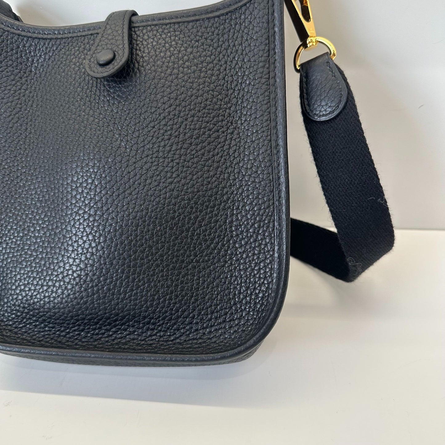 Hermès - Evelyne - Leather - Black - (mini)