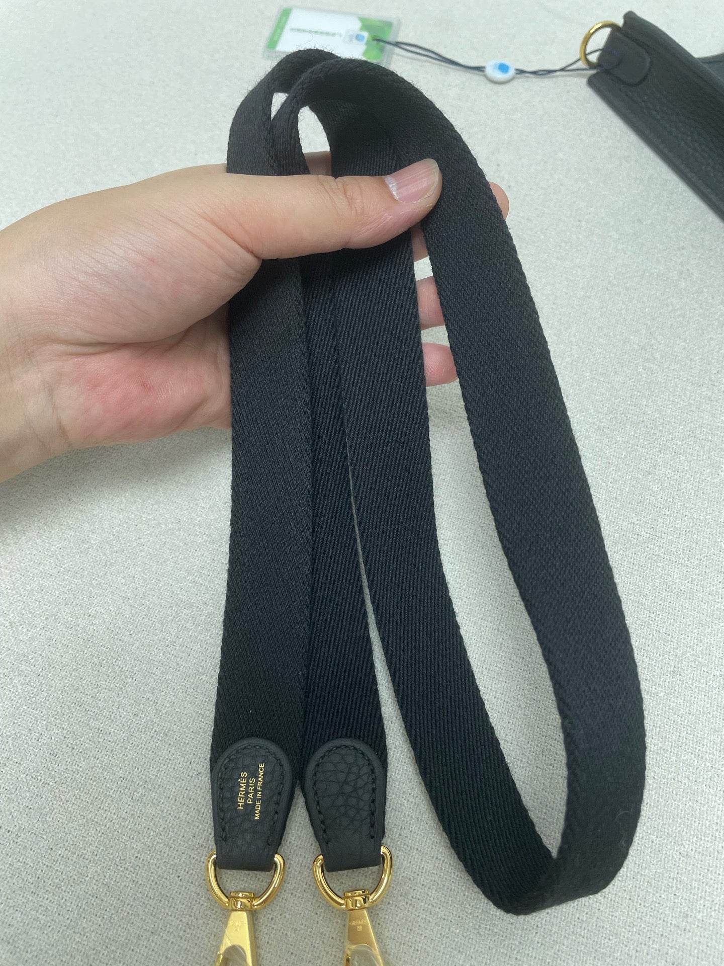 Hermès - Evelyne - Leather - Black - (mini)