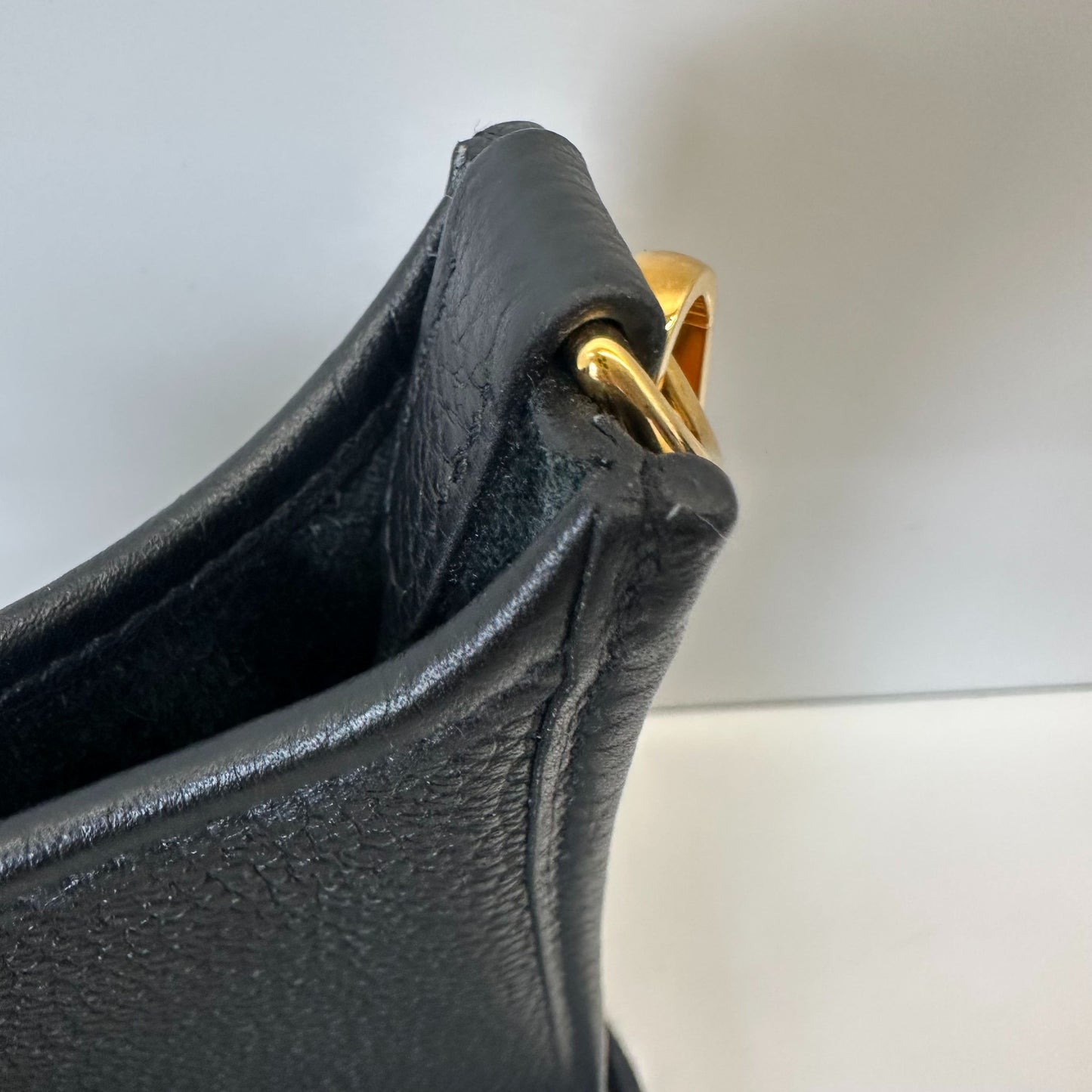 Hermès - Evelyne - Leather - Black - (mini)