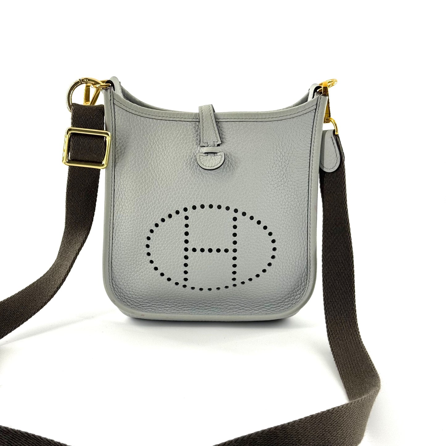 Hermès - Evelyne - Leather - Blue - (mini)