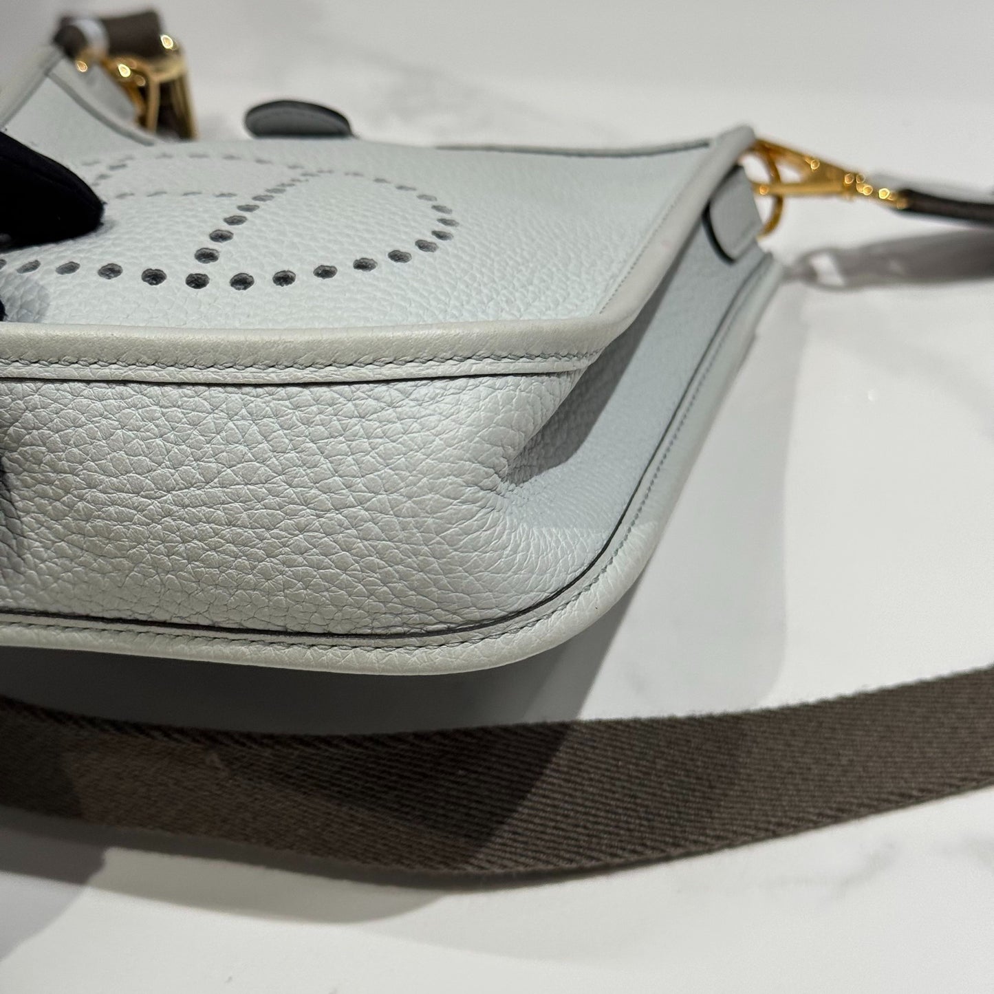 Hermès - Evelyne - Leather - Blue - (mini)