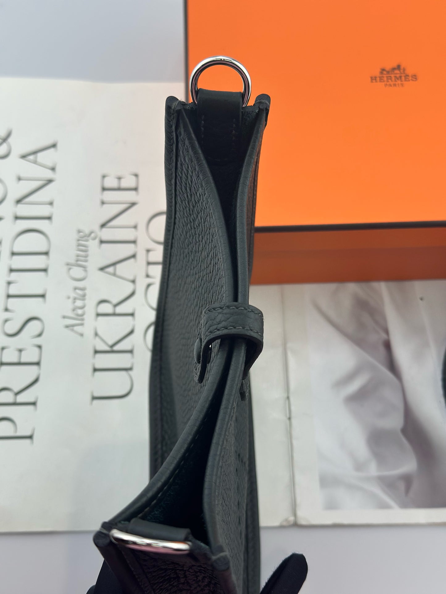 Hermès - Evelyne - Leather - Green - (mini)
