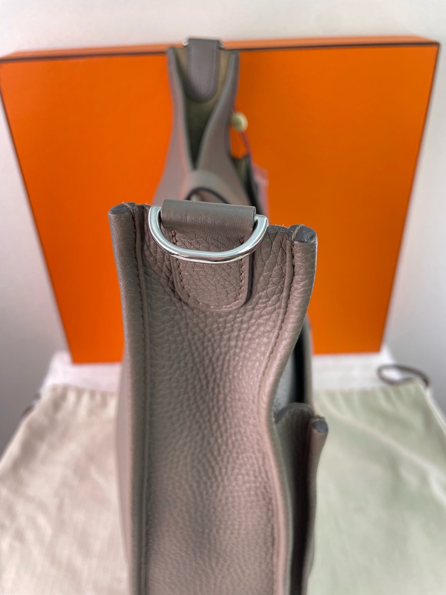 Hermès - Evelyne - Leather - Grey - (medium)