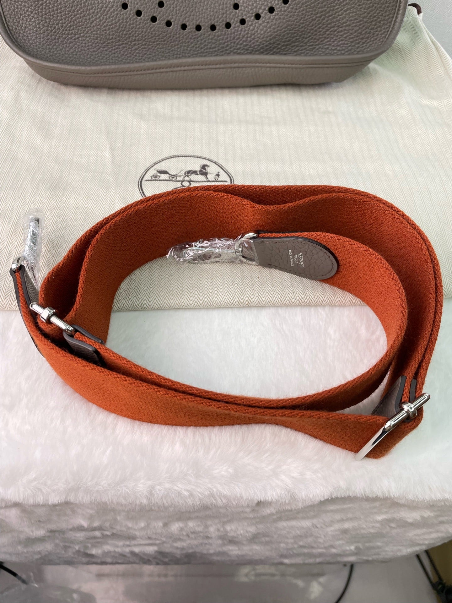 Hermès - Evelyne - Leather - Grey - (medium)