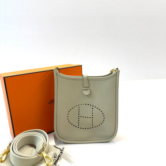 Hermès - Evelyne - Leather - Grey - (mini)