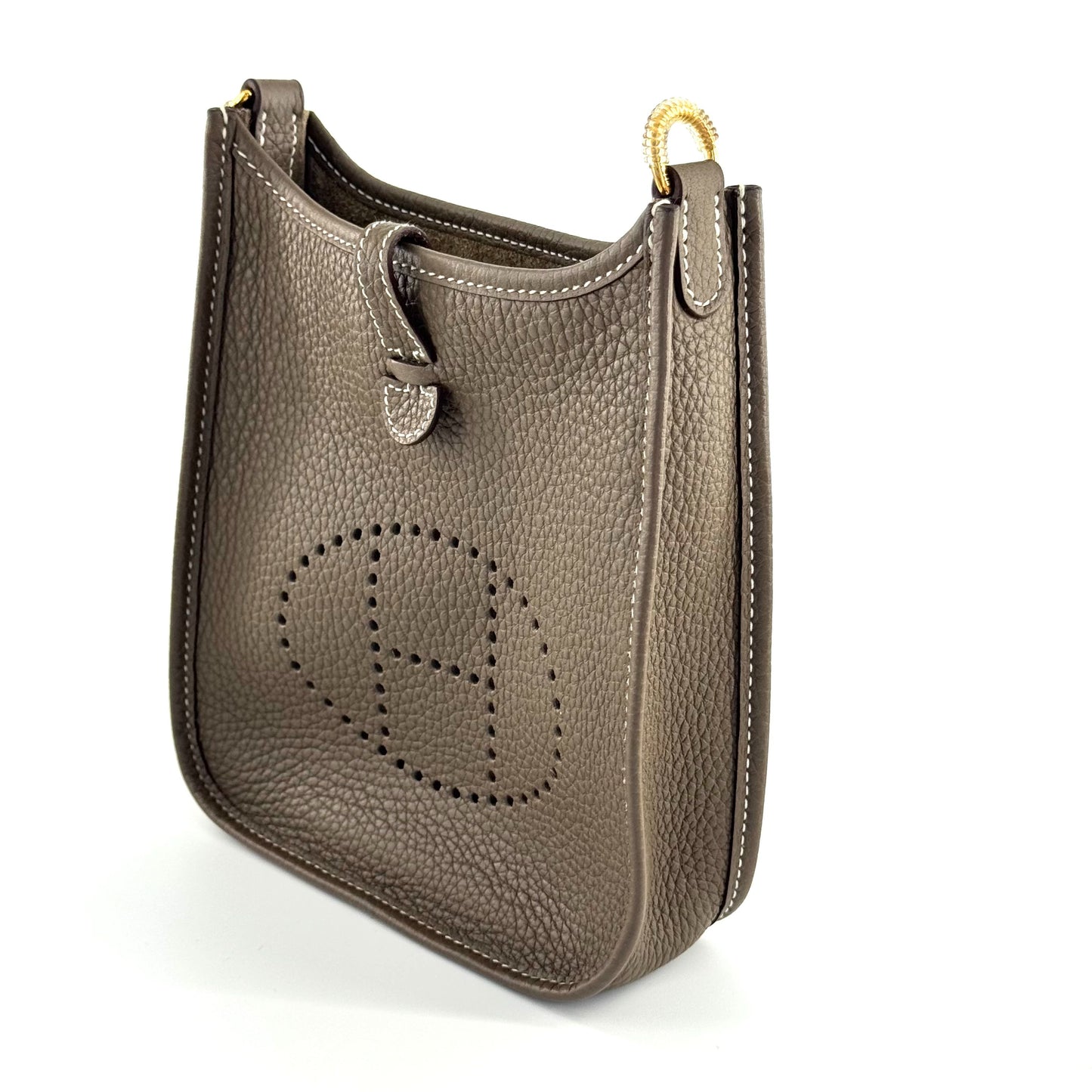 Hermès - Evelyne - Leather - Grey - (mini)