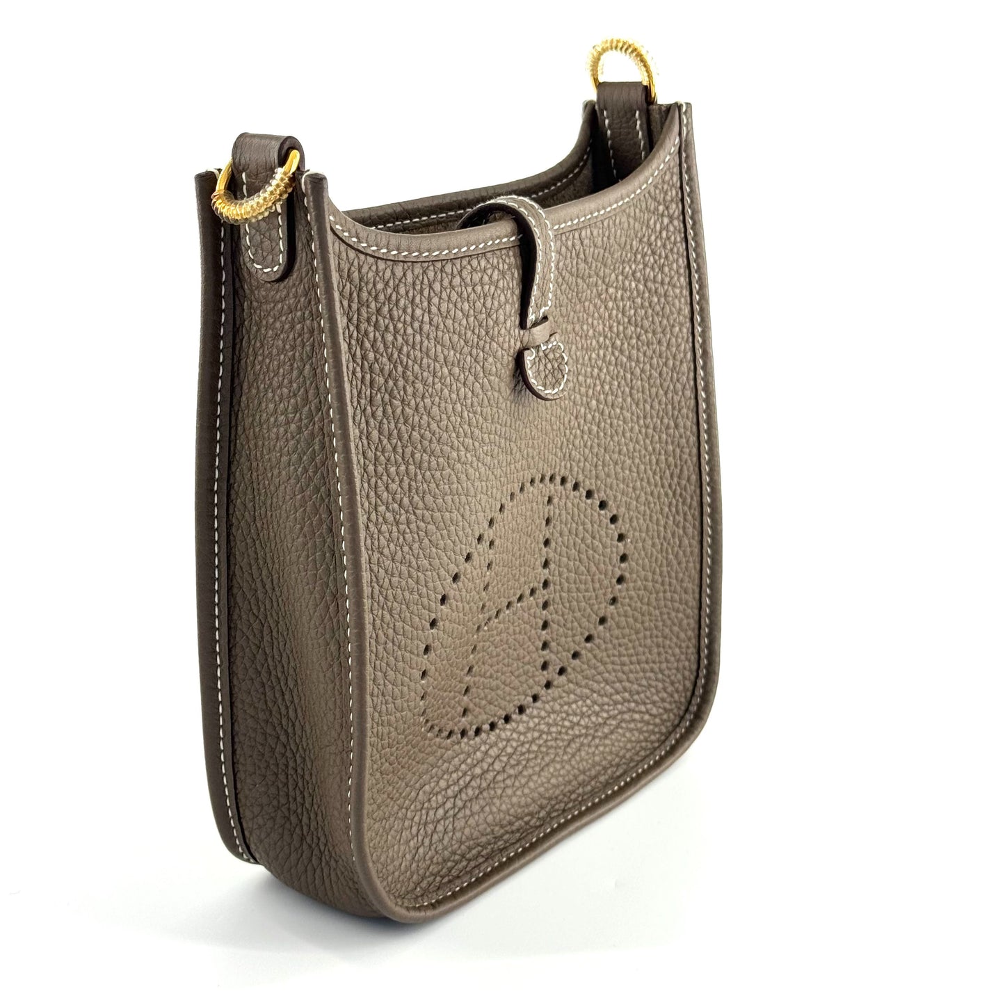 Hermès - Evelyne - Leather - Grey - (mini)