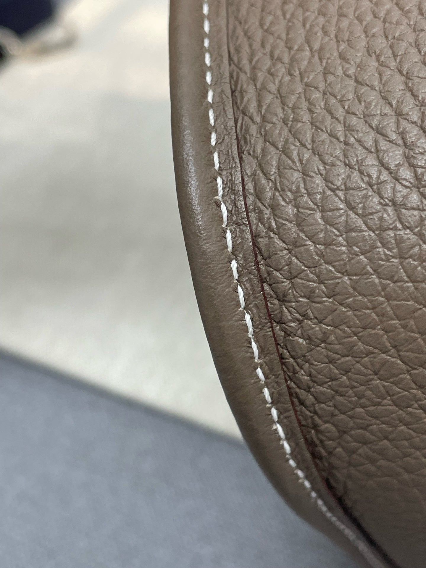 Hermès - Evelyne - Leather - Grey - (mini)