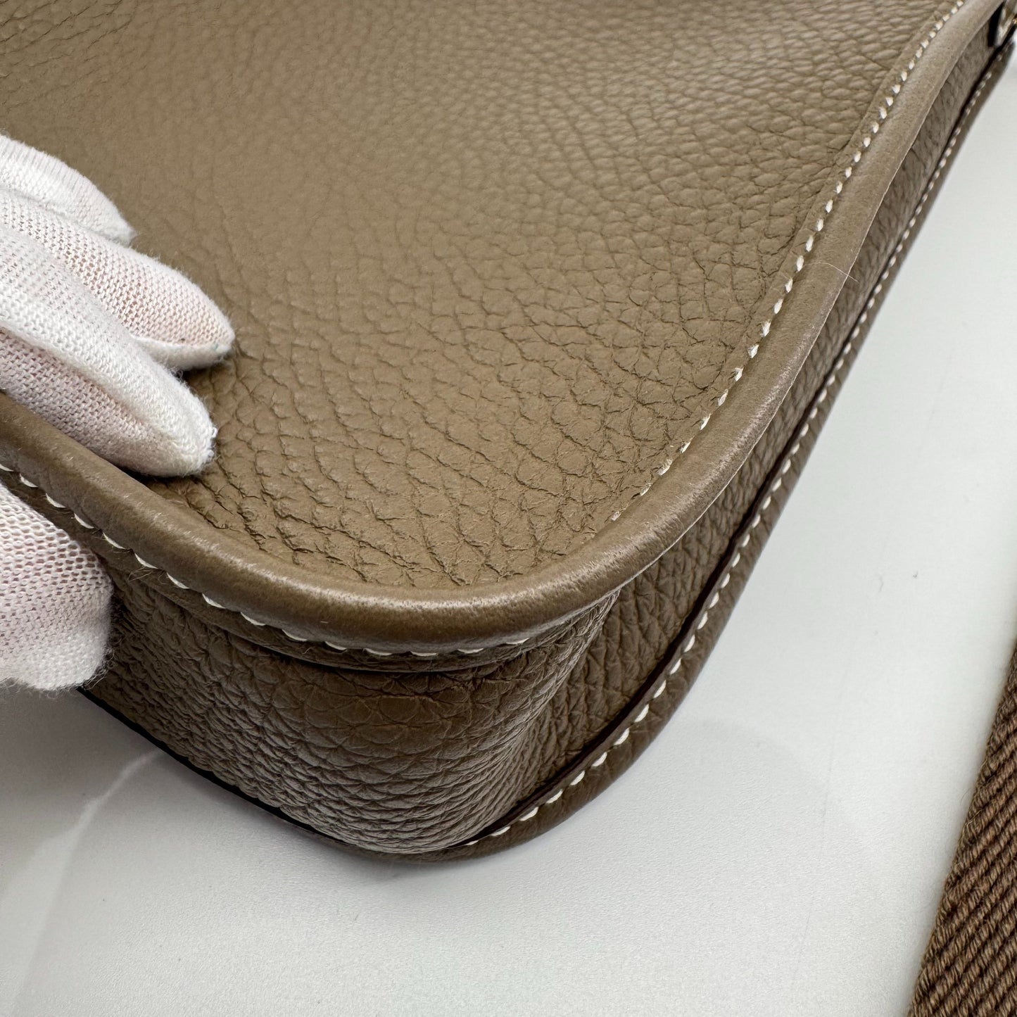 Hermès - Evelyne - Leather - Grey - (mini)