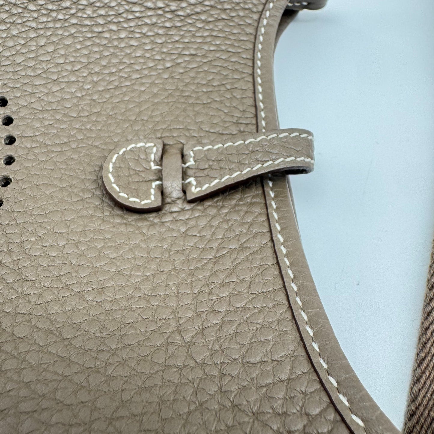 Hermès - Evelyne - Leather - Grey - (mini)