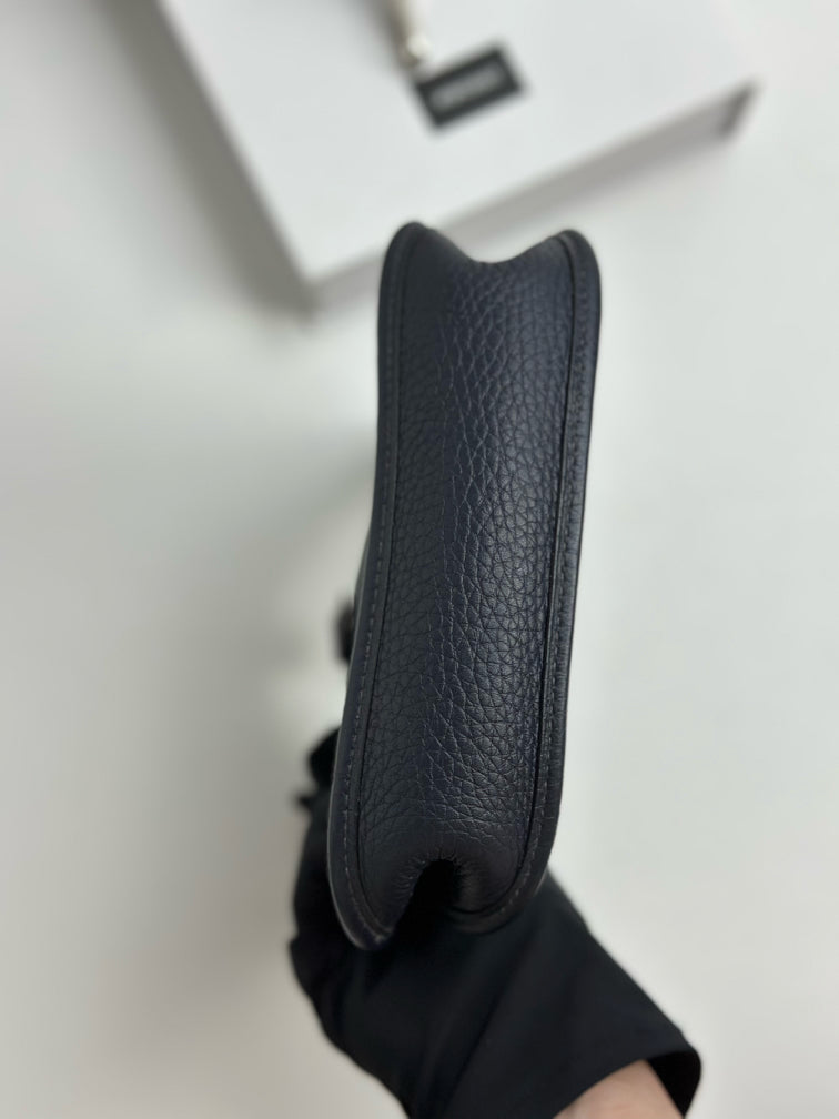 Hermes - Evelyne - Leather - Navy - (mini)