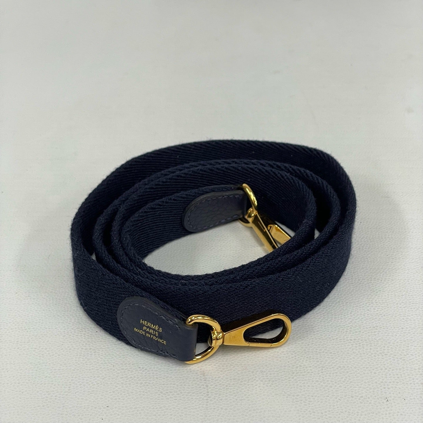 Hermes - Evelyne - Leather - Navy - (mini)