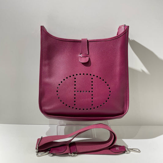 Hermès - Evelyne - Leather - Purple - (large)