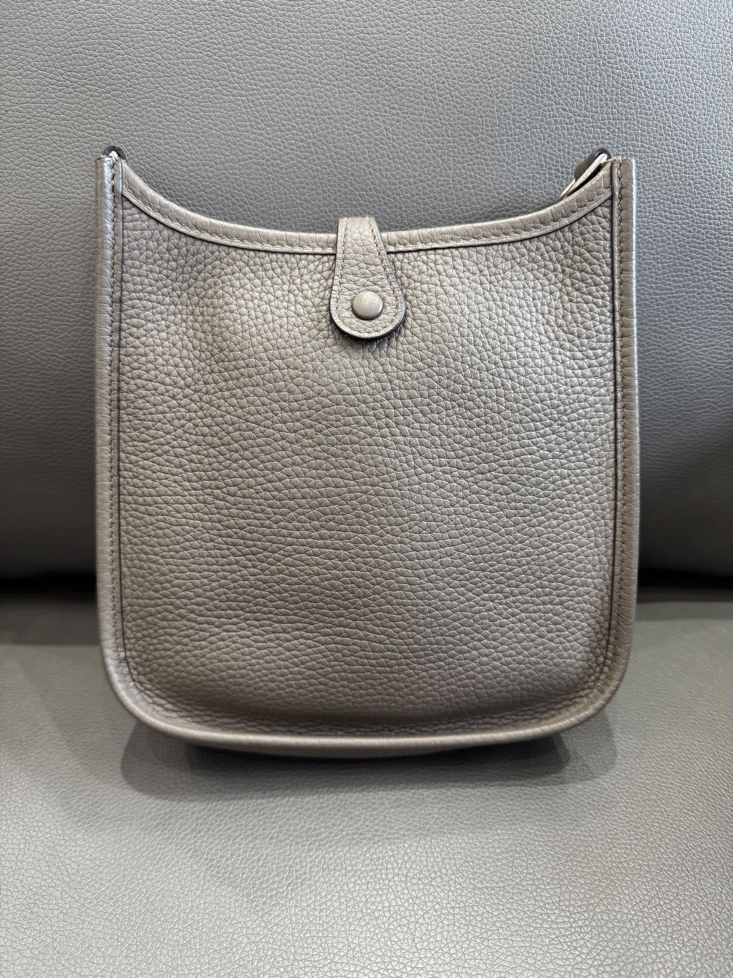Hermès - Evelyne Mini 16 TPM - Clemence leather - Grey - (mini)