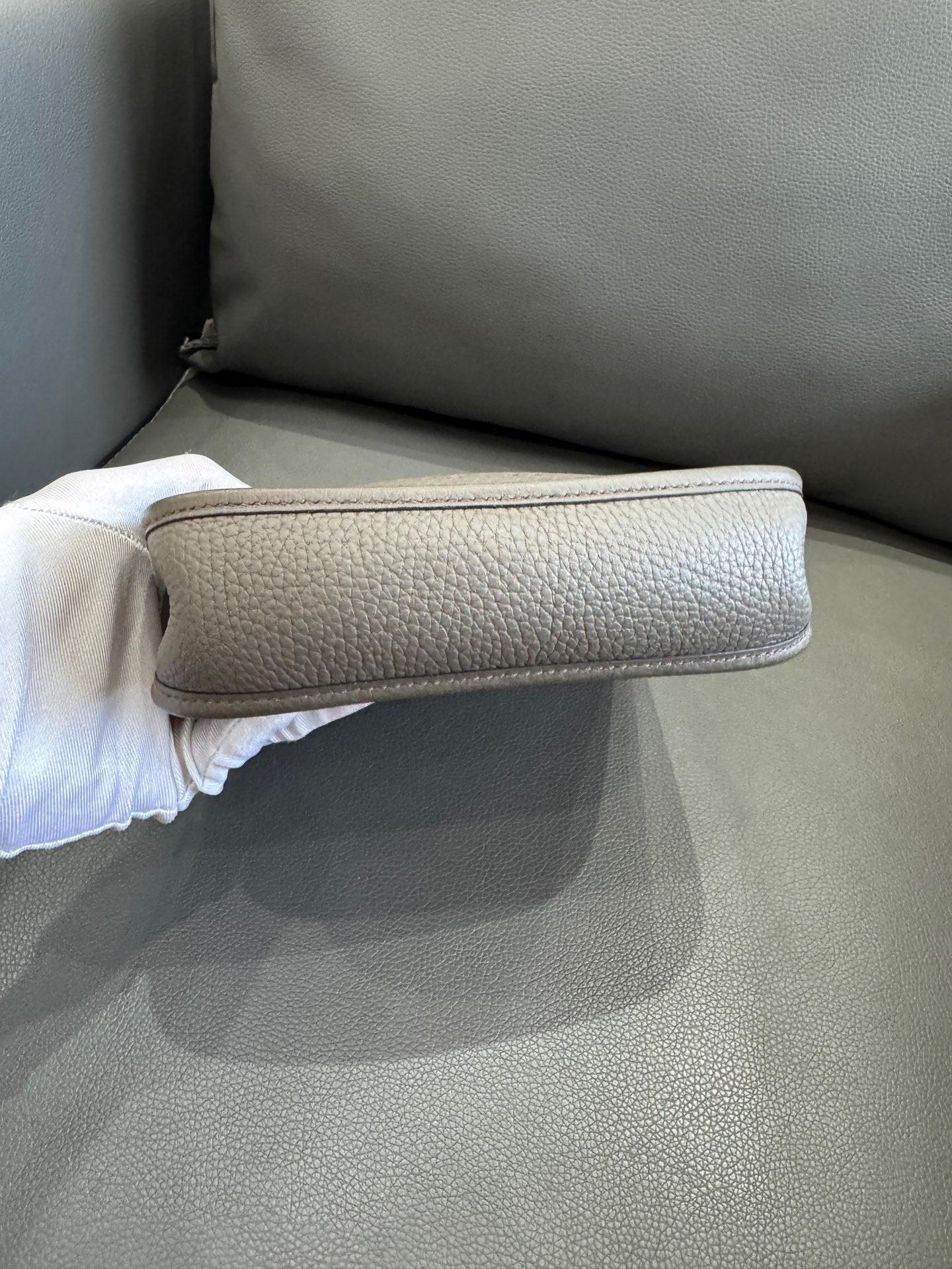 Hermès - Evelyne Mini 16 TPM - Clemence leather - Grey - (mini)