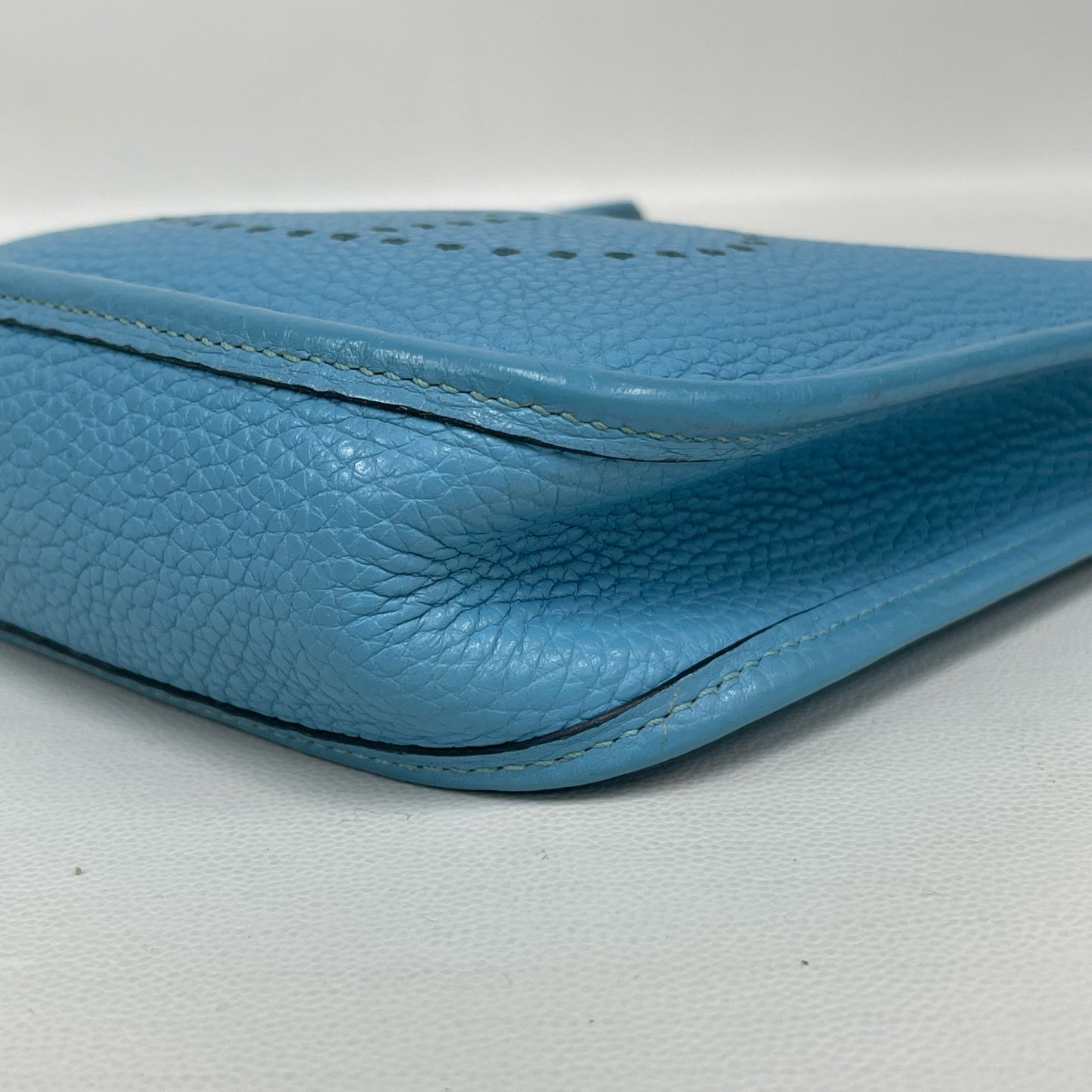Hermès - Evelyne Mini - Clemence leather - Blue - (mini)