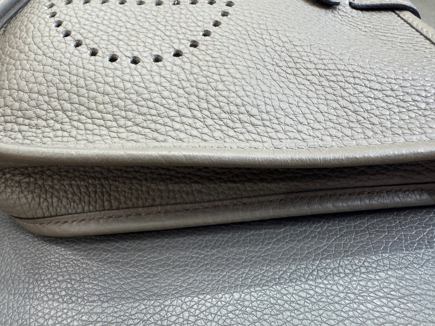 Hermès - Evelyne mini - Leather - Grey - (mini)