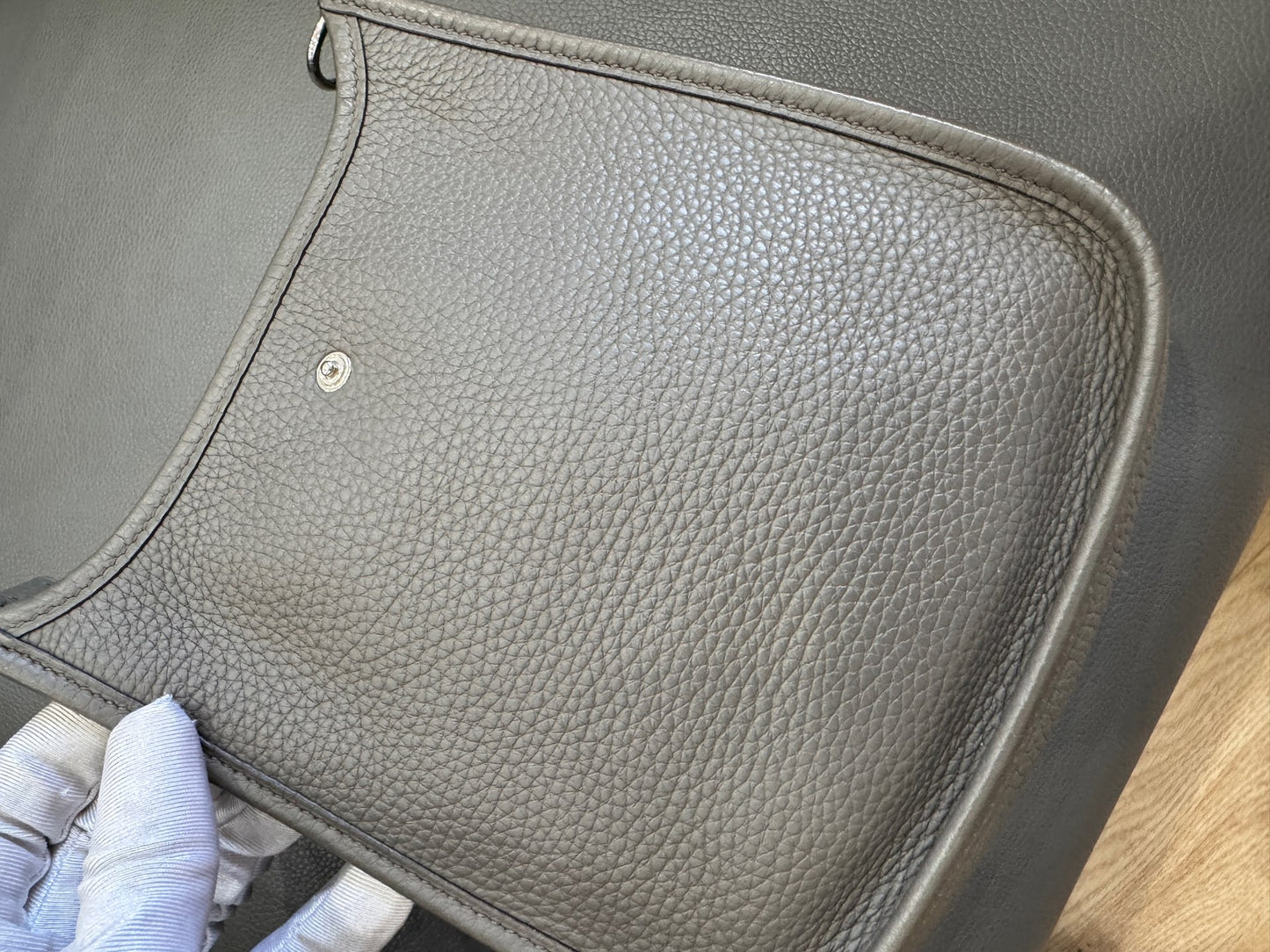 Hermès - Evelyne mini - Leather - Grey - (mini)