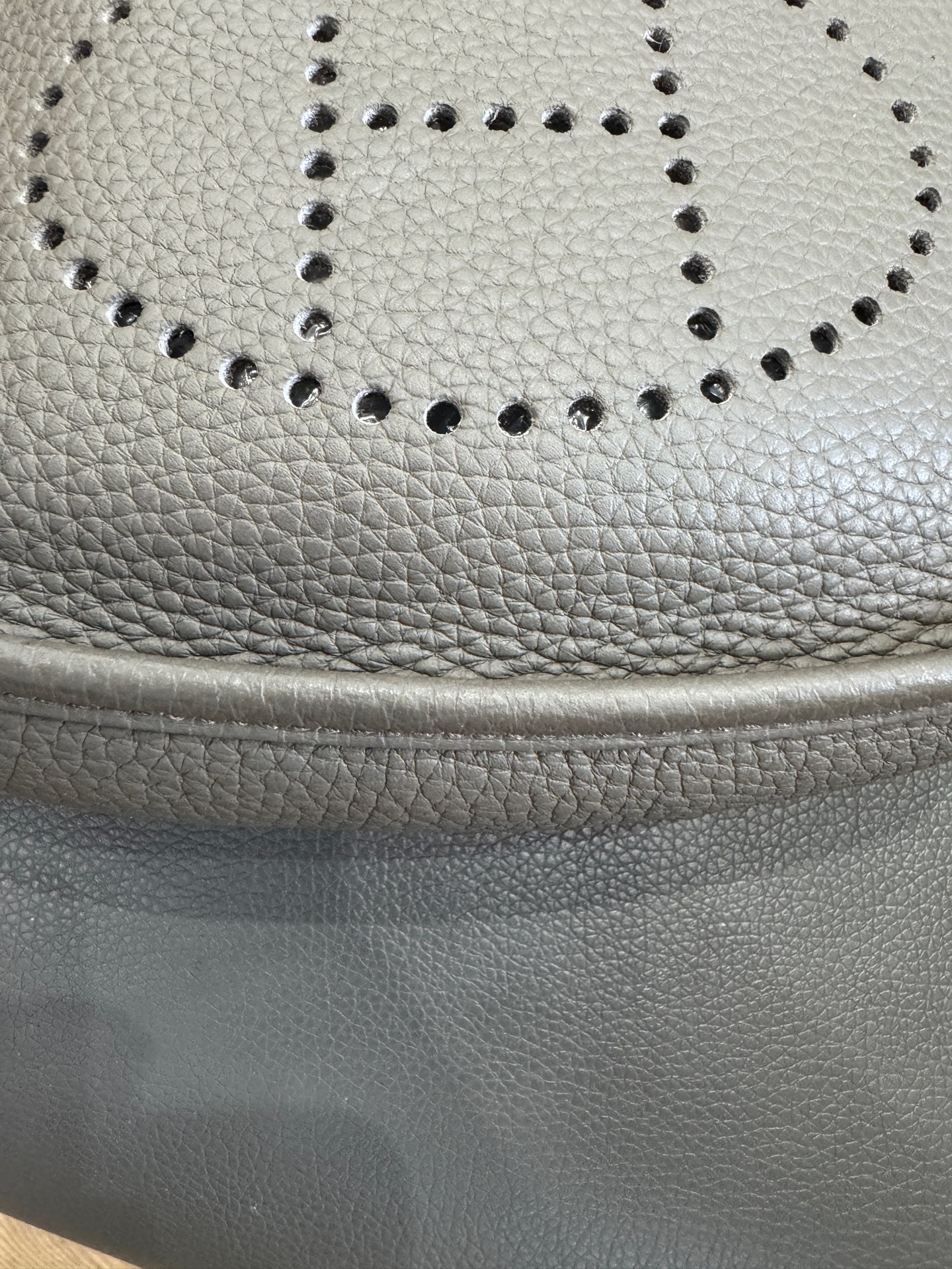 Hermès - Evelyne mini - Leather - Grey - (mini)