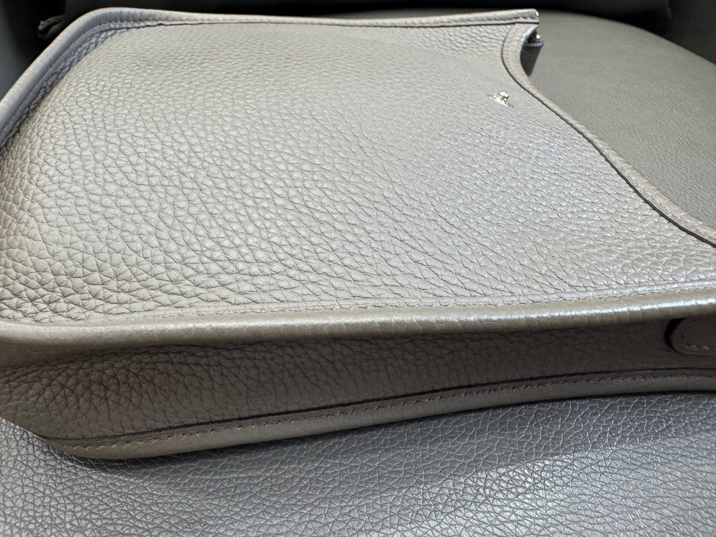 Hermès - Evelyne mini - Leather - Grey - (mini)