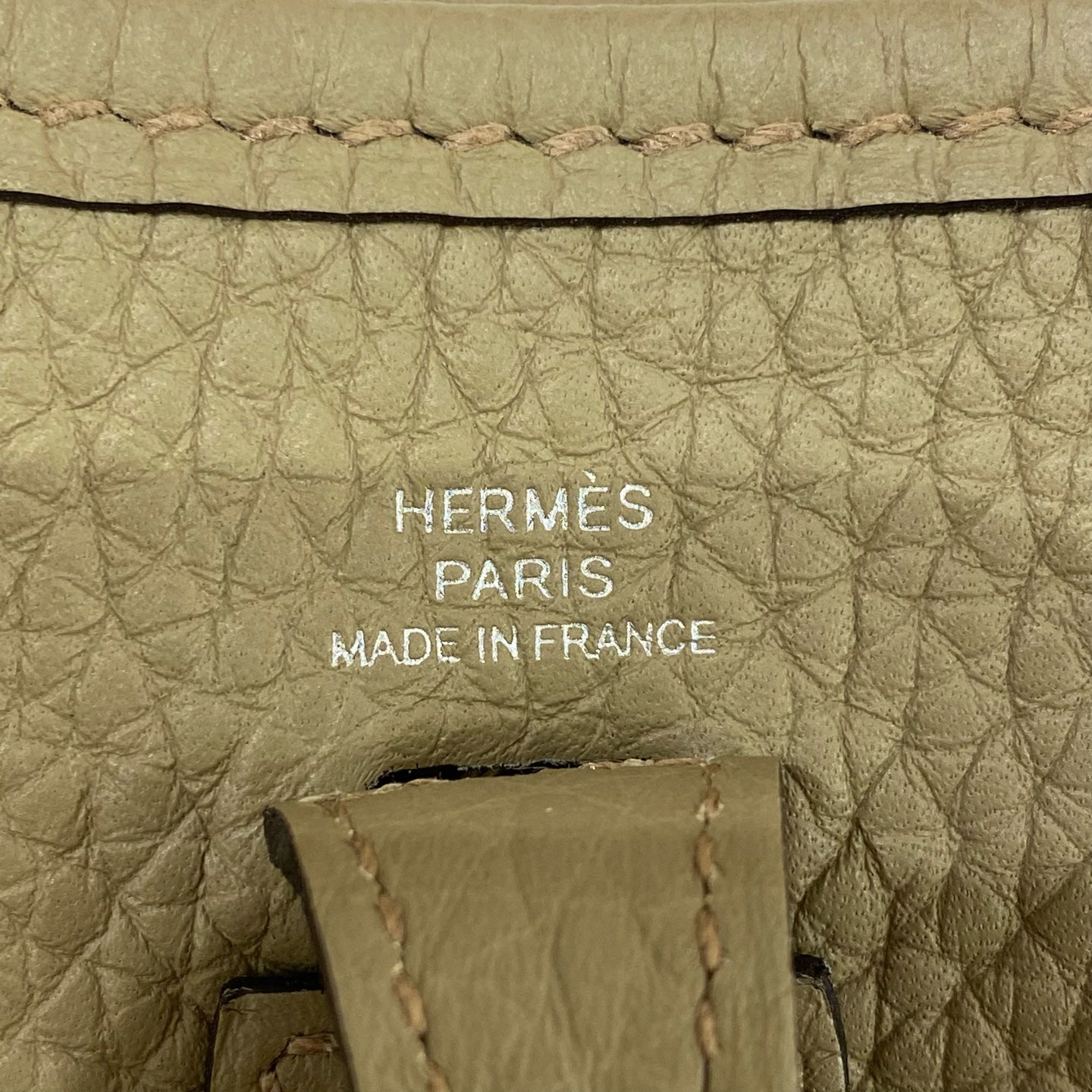Hermès - Evelyne Mini TPM - Taurillon Clemence leather - Marlfa Beige - (mini)