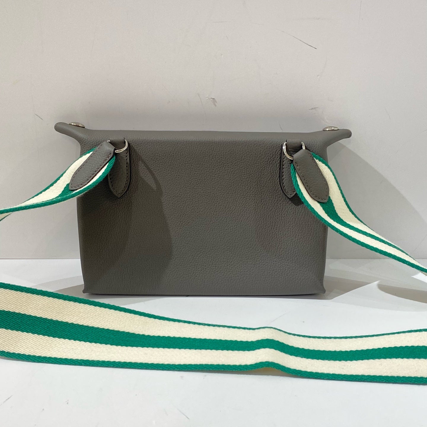 Hermès - Evelyne - Togo leather - Grey - (mini)