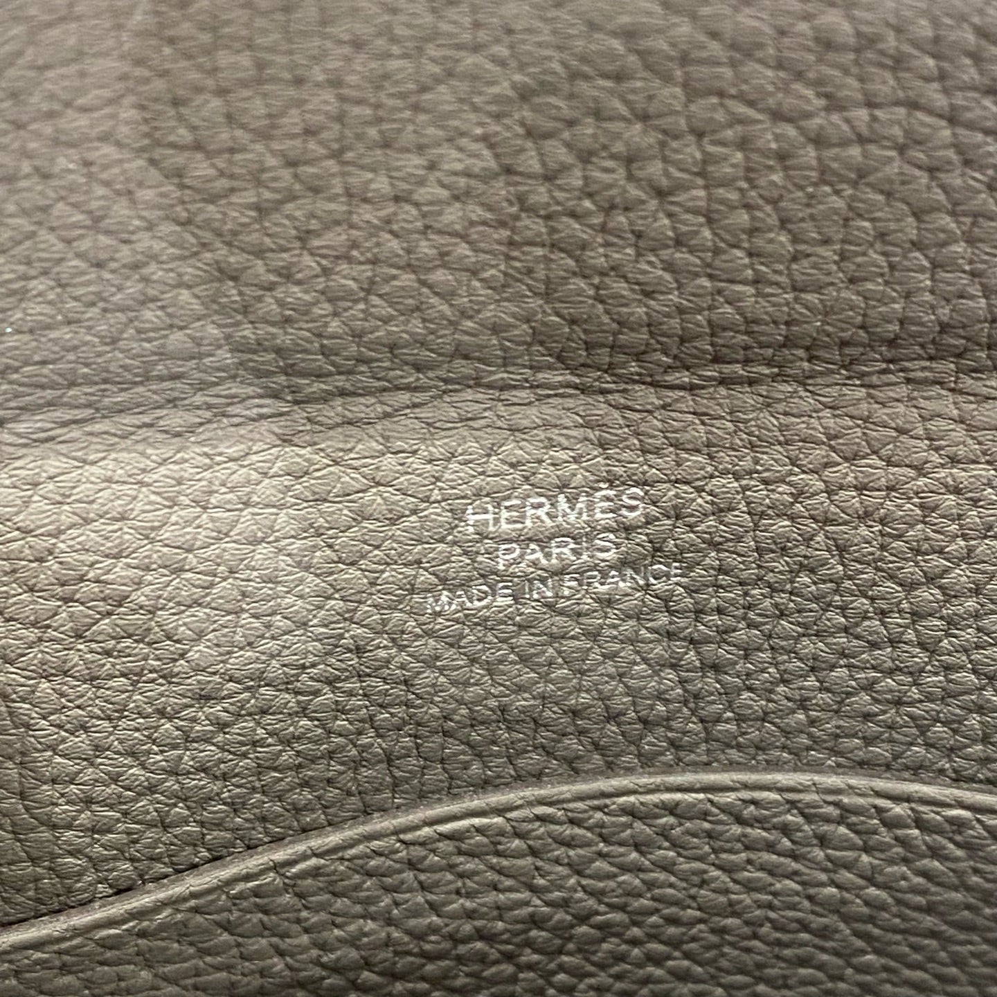 Hermès - Evelyne - Togo leather - Grey - (mini)