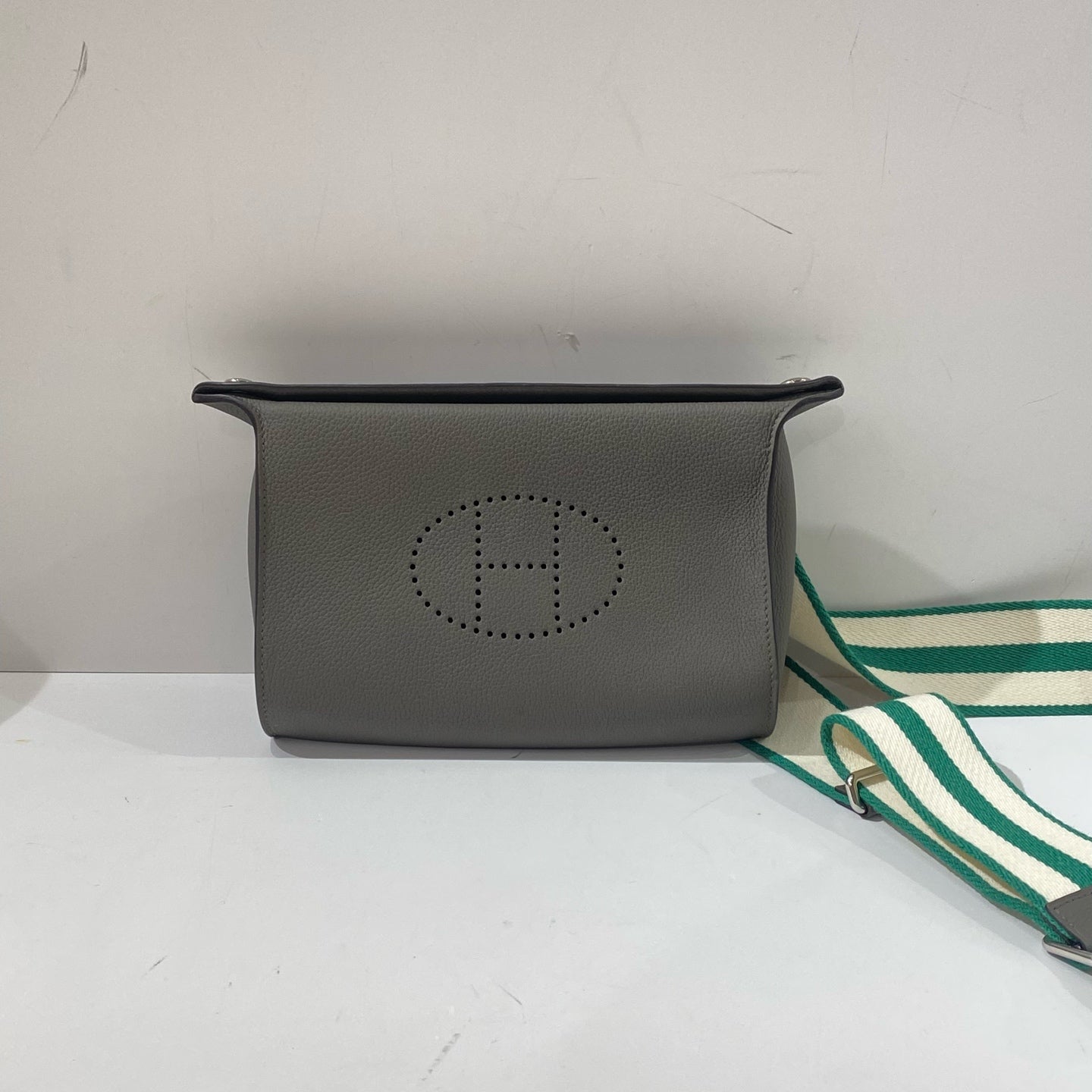 Hermès - Evelyne - Togo leather - Grey - (mini)
