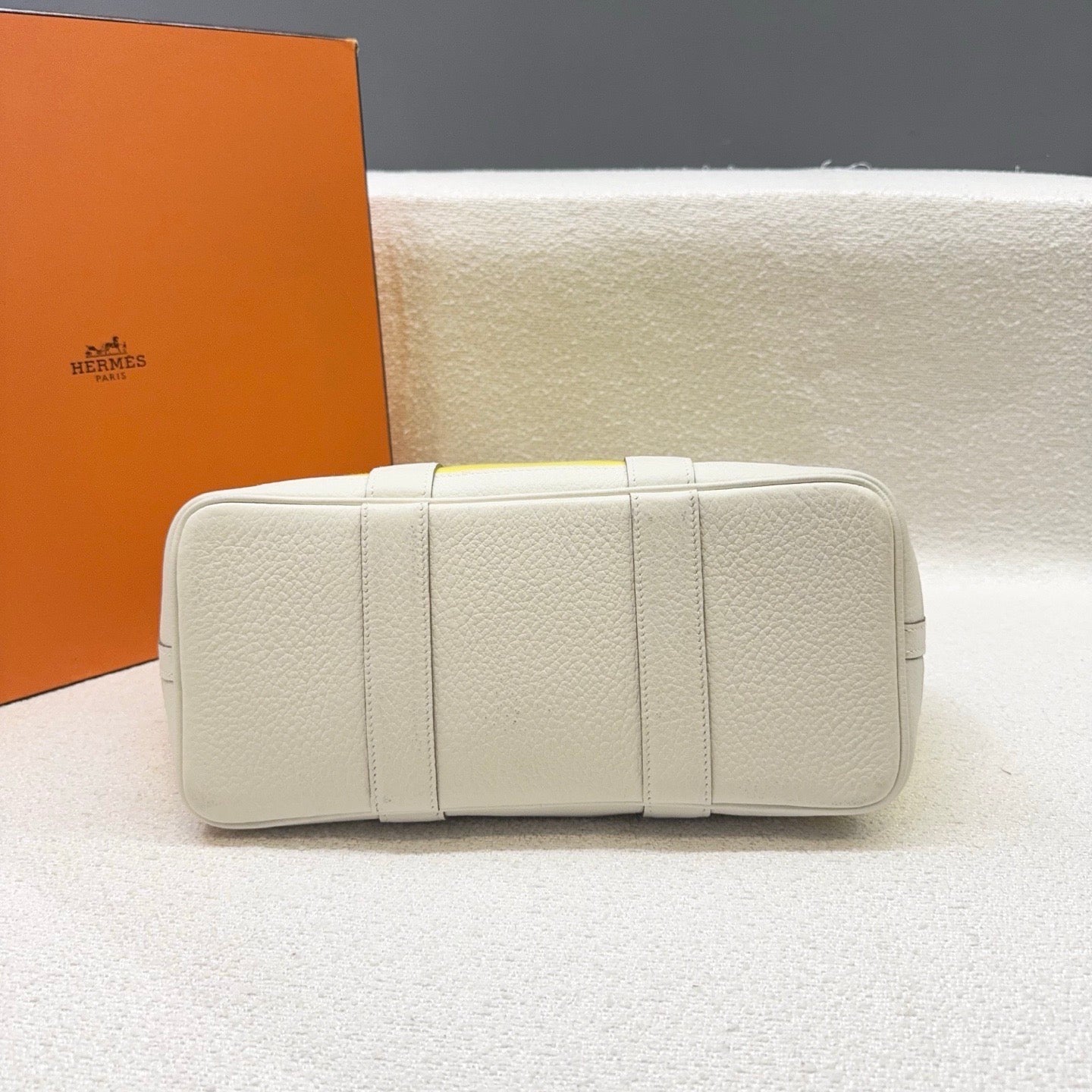 Hermes - Garden Party 30 - Canvas and Leather - Yellow and White - (Medium)