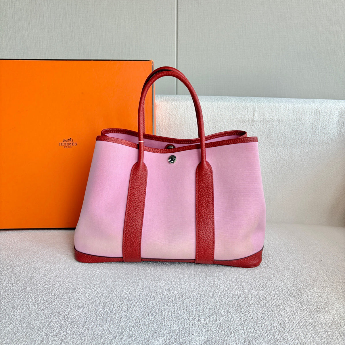 Hermes - Garden Party 30 - Leather - Pink - (medium)