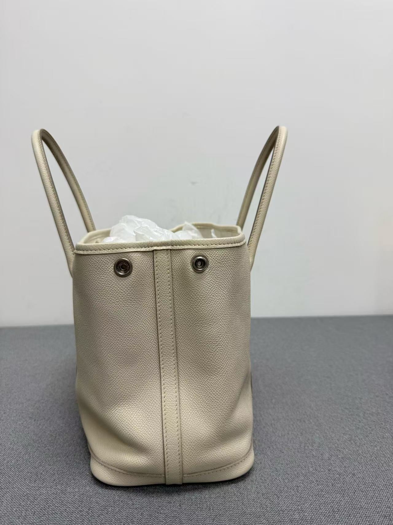 Hermès - Garden Party 30 - Negonda leather - Off-white - (medium)