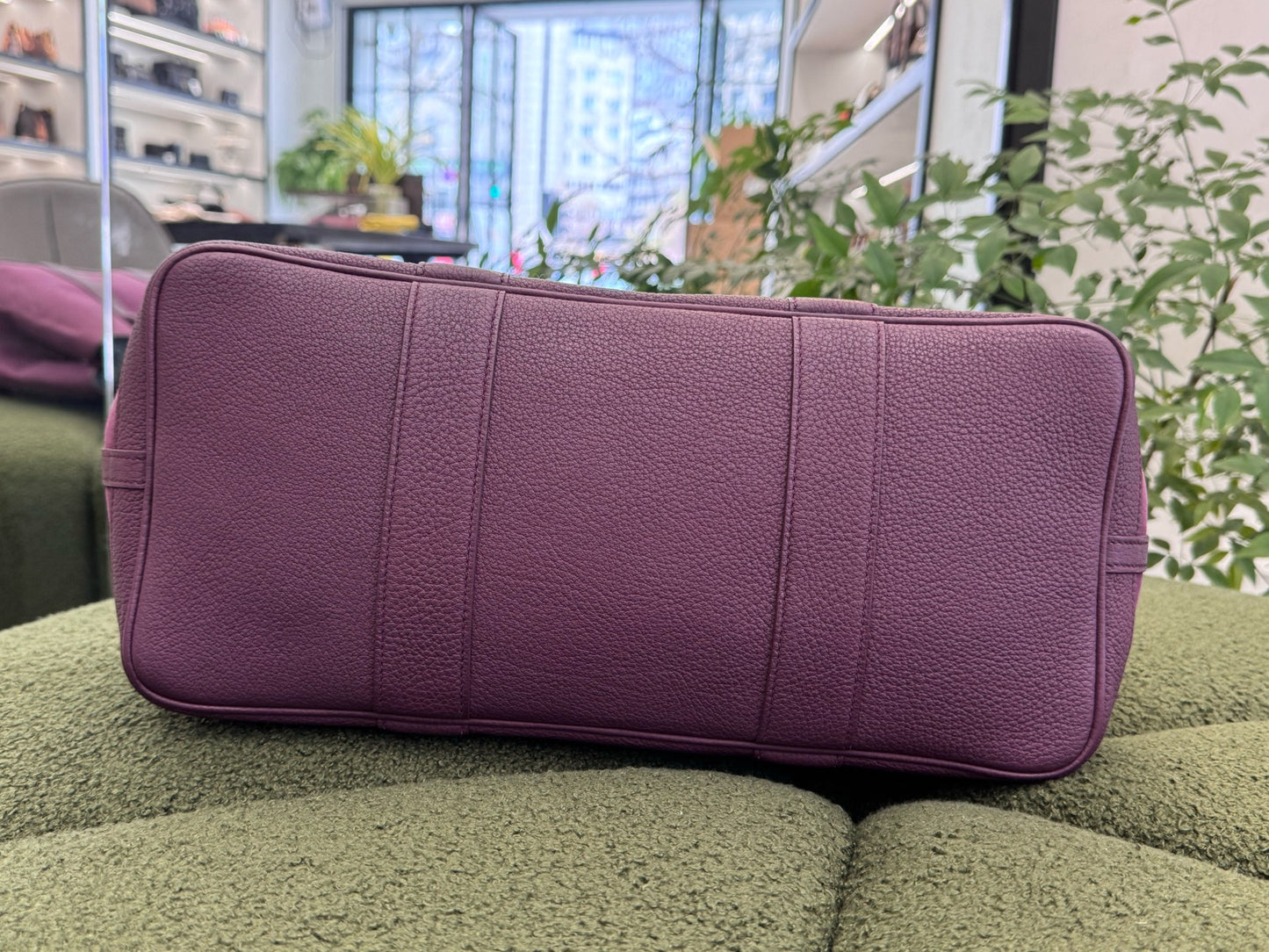 Hermes - Garden Party 36 - Canvas and Negonda leather - Purple - (Large)