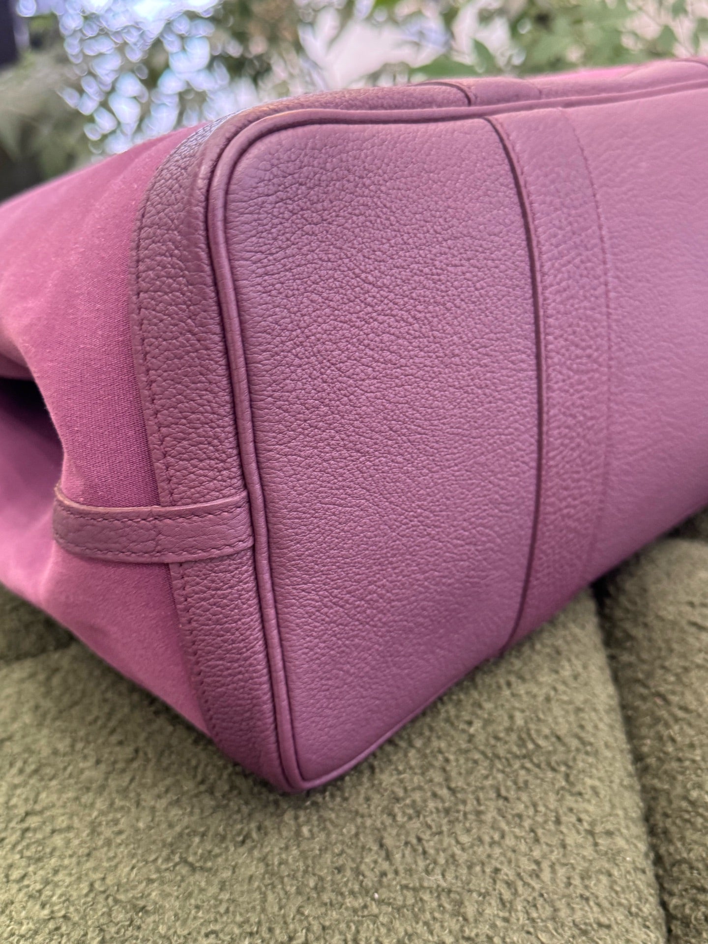 Hermes - Garden Party 36 - Canvas and Negonda leather - Purple - (Large)