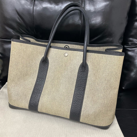 Hermes - Garden Party 36 - Cloth - Beige - (Large)