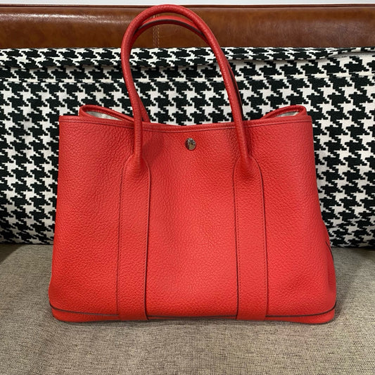 Hermes - Garden Party 36 - Leather - Red - (36)