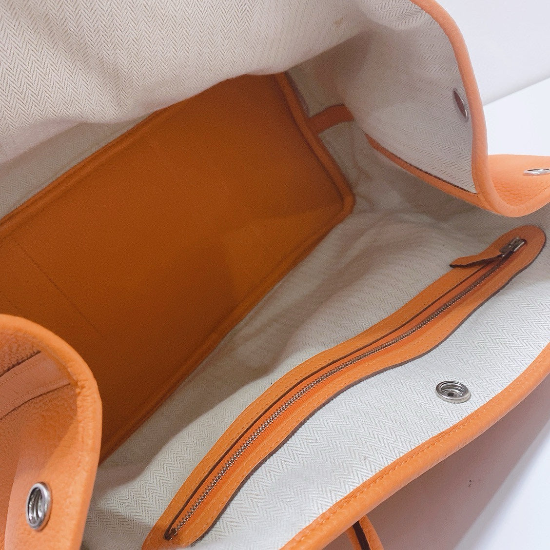 Hermes - Garden Party 36 - Negonda leather - Orange - (Large)