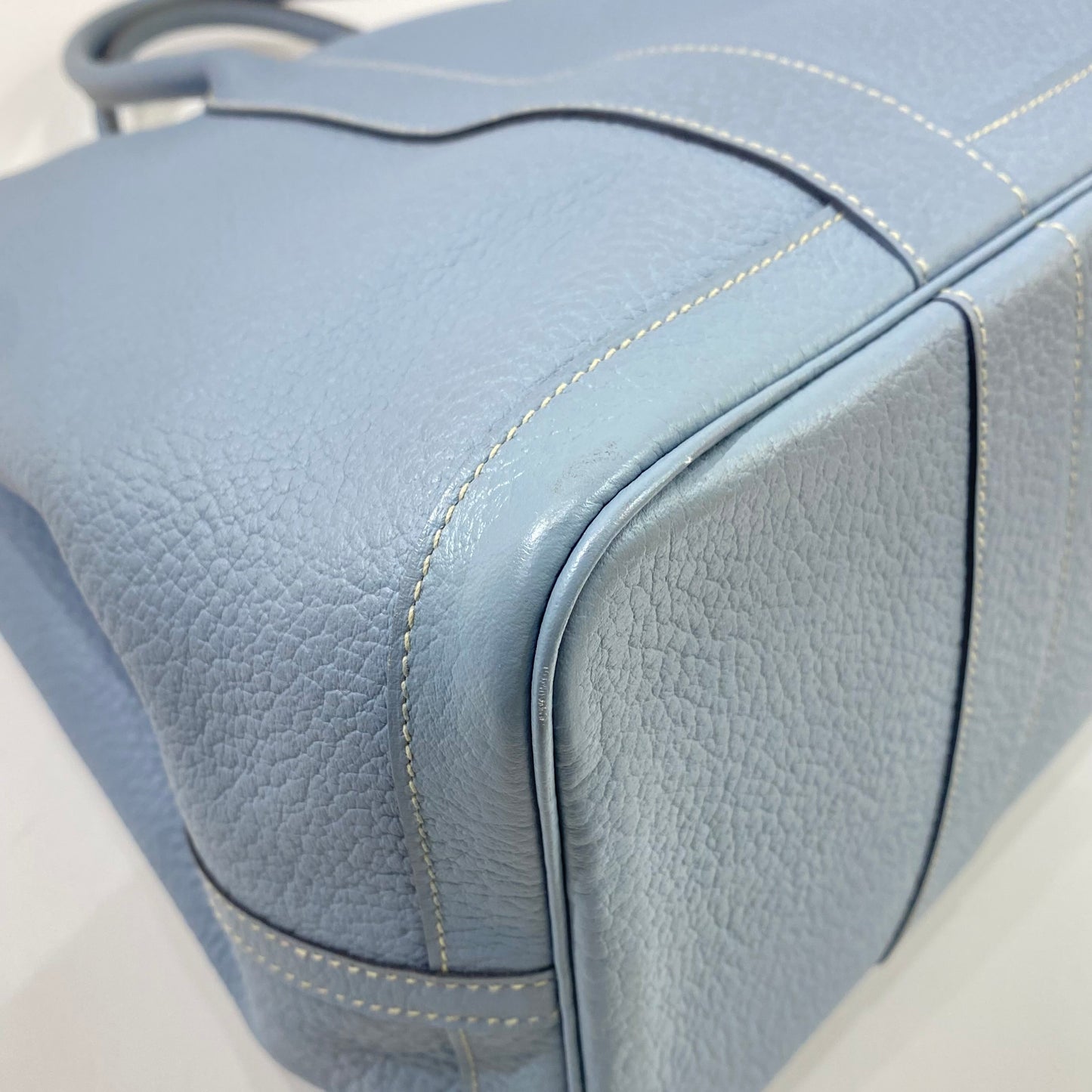 Hermès - Garden Party 36 - Taurillon Clemence leather - Sky Blue with Silver-Tone Hardware - (Large)