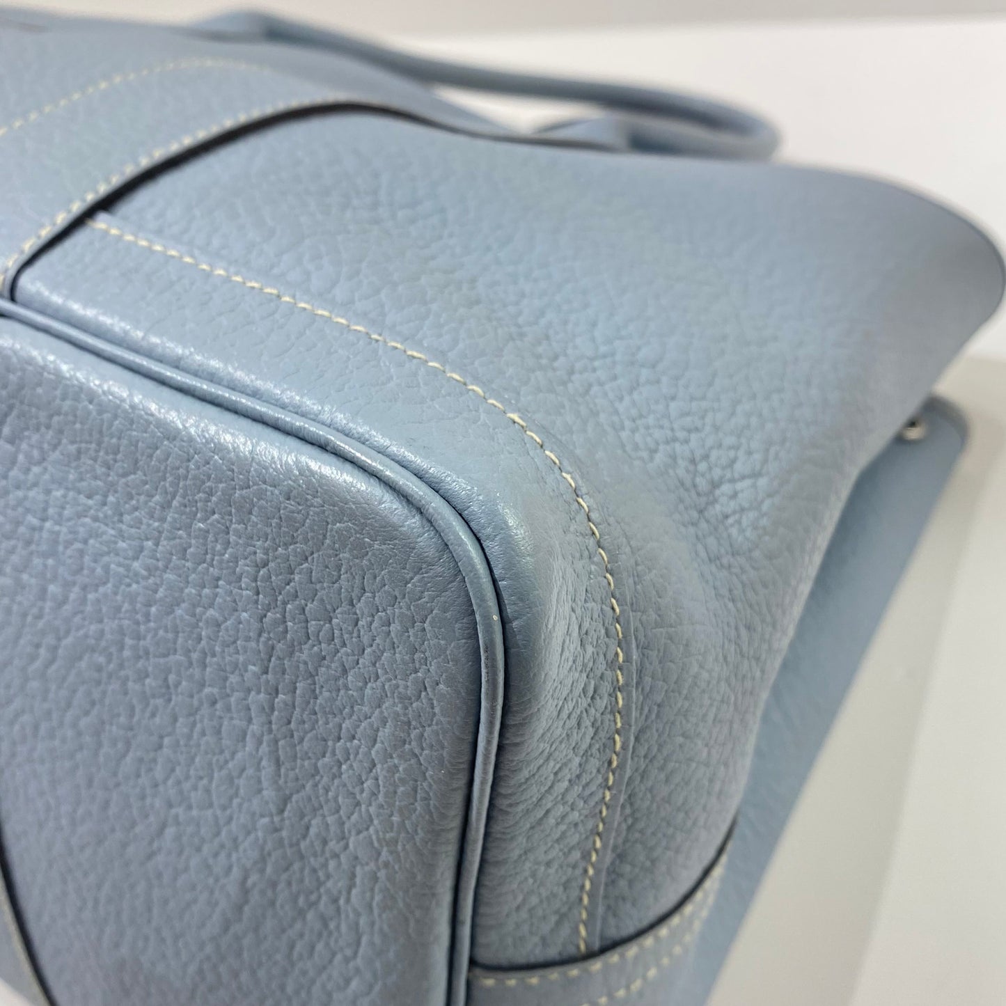 Hermès - Garden Party 36 - Taurillon Clemence leather - Sky Blue with Silver-Tone Hardware - (Large)