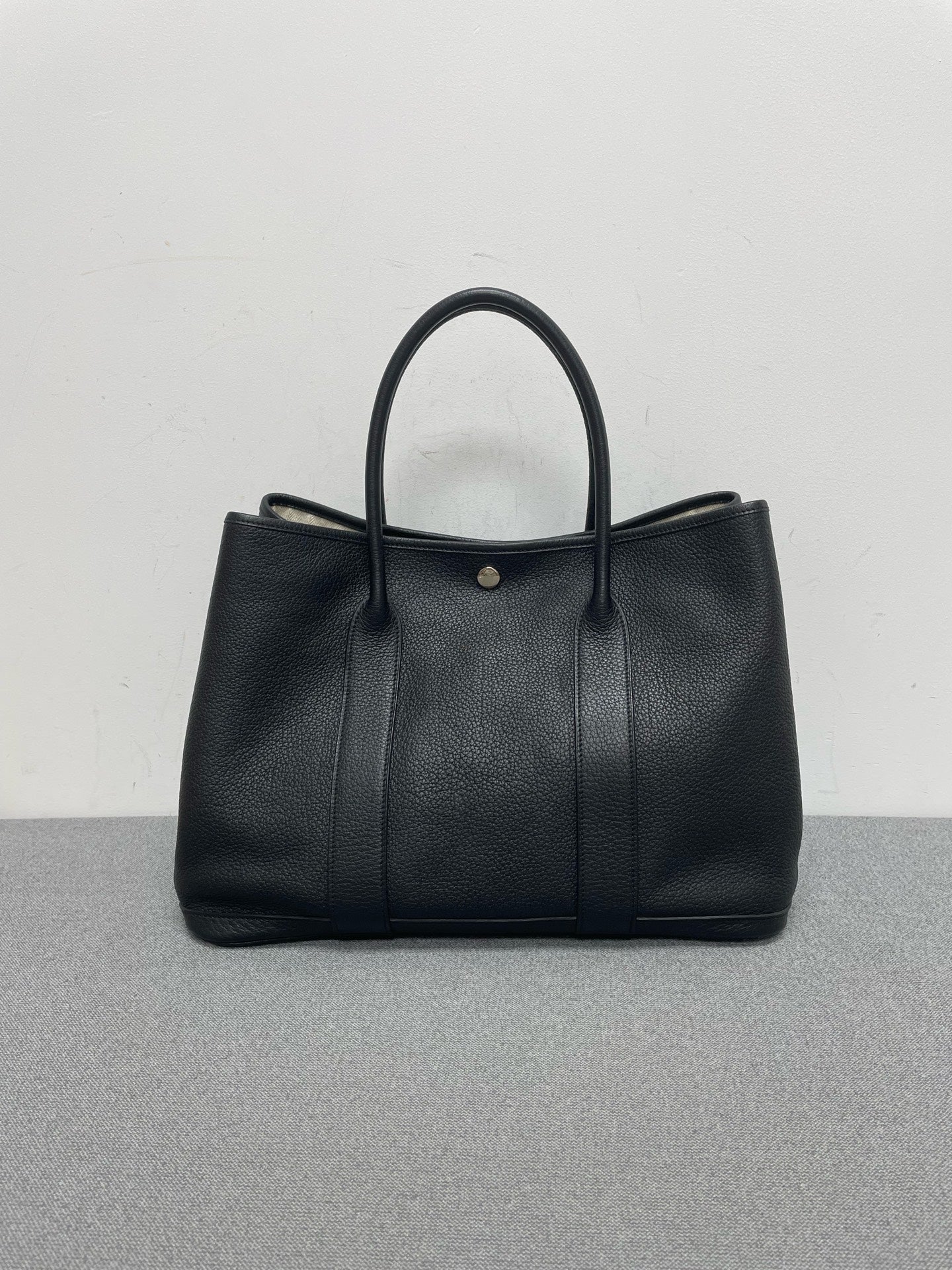 Hermès - Garden Party - Leather - Black - (Large)