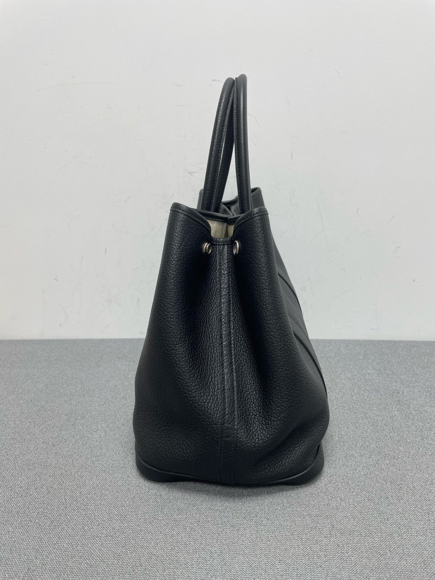 Hermès - Garden Party - Leather - Black - (Large)