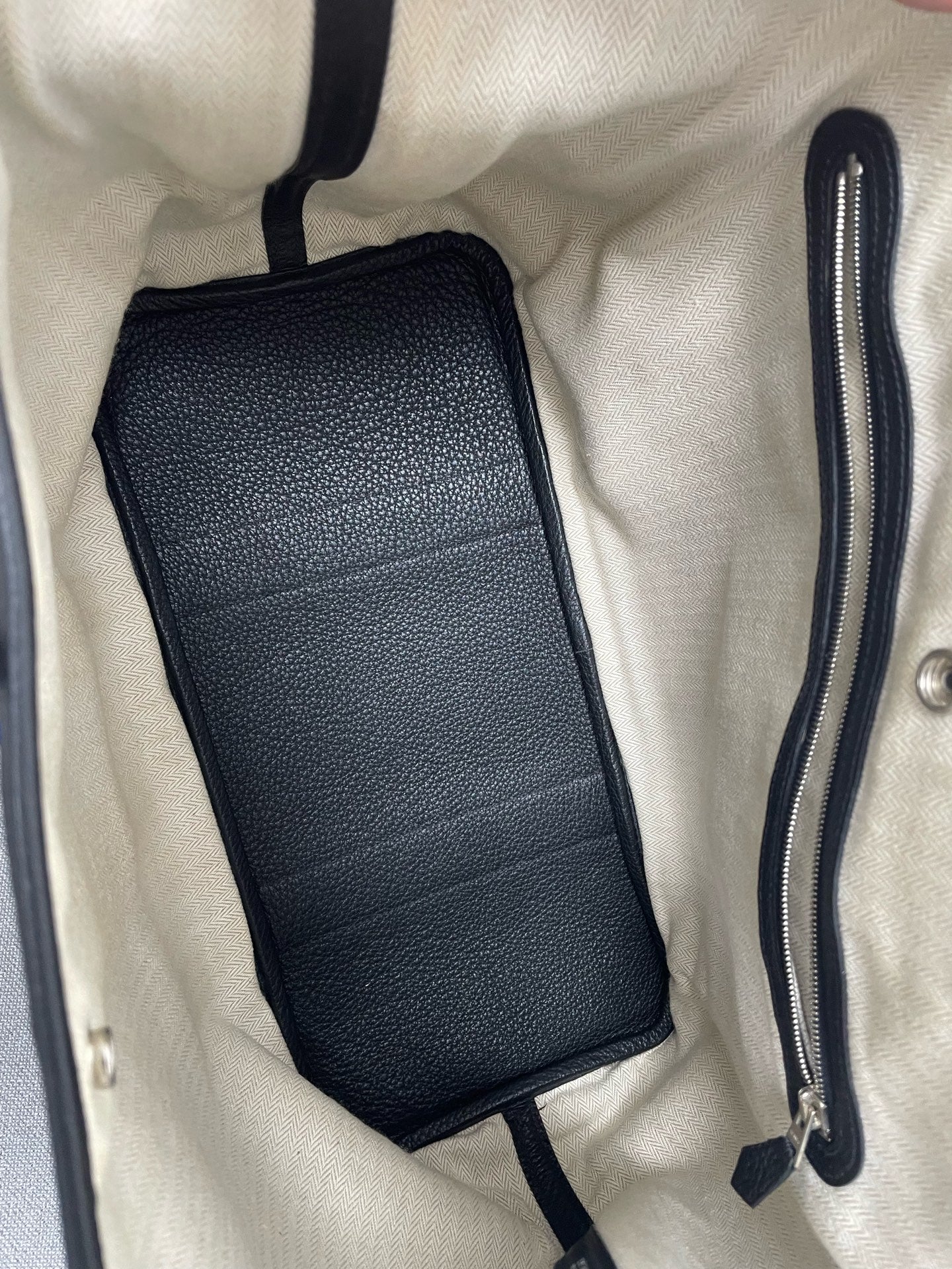Hermès - Garden Party - Leather - Black - (Large)